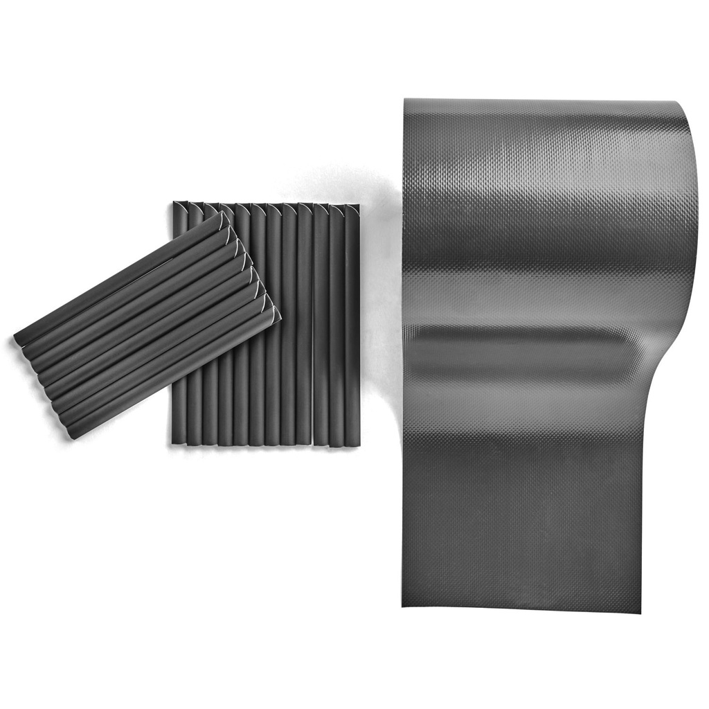 Sichtschutzfolie für Doppelstabzäune 35lfm