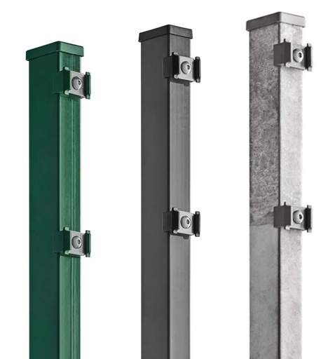 Zaunpfosten mit Punkthalter zum Einbetonieren