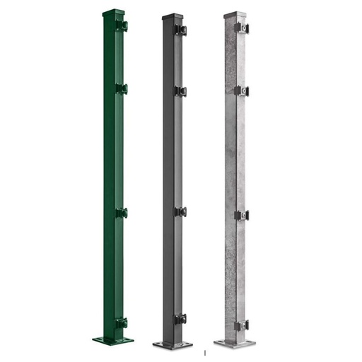 Zaunpfosten mit Punkthalter zum Aufschrauben