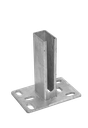 Bodenkonsole für Zaunpfosten zum Aufschrauben - 300mm