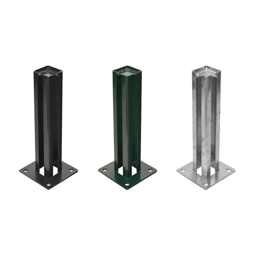 Bodenkonsole 60x60 zum Aufschrauben (Zauntür & Zauntor)